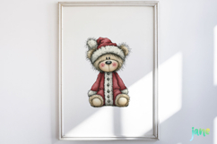 Whimsical Christmas Bears Clipart Product Image 2