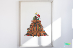 Musical Instruments Christmas Tree Clipart Product Image 2