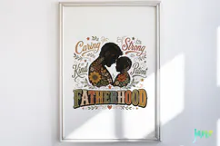 Retro Vintage Floral Father's Day PNG Product Image 2
