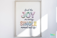 Cute Puff Embroidery Typography Bundle Product Image 2
