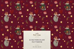 Christmas Patterns Santa Winter Print Digital Paper JPEG Product Image 4