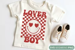 Lover Boy SVG | Retro Boy Valentine SVG PNG Product Image 1