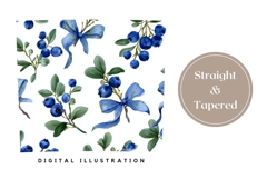 Blueberry Tumbler Wrap, Berries Tumbler, Berries PNG Product Image 4
