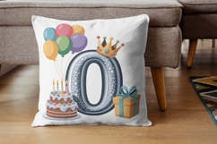 Shiny Celebrations Silver Birthday Number PNG Pack Product Image 4