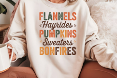 Flannels Hayrides Pumpkins Sweaters Product Image 4