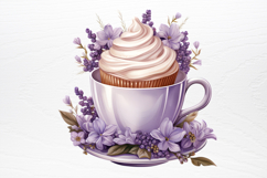 Christmas Hot Cocoa Cup Sublimation PNG Product Image 4