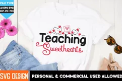 Teacher Valentine PNG | Teaching Sweethearts SVG Product Image 2