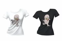Mummy Halloween Sublimation , Halloween T-shirt PNG Product Image 3