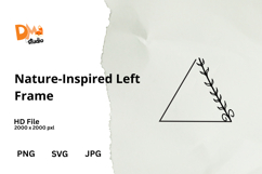Nature-Inspired Left Frame Product Image 1