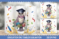 Graduation Owl Tumbler Sublimation Bundle - Owl Tumbler Wrap Product Image 5