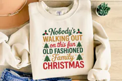 Old Fashioned Family Christmas Svg | Shirt Svg Product Image 4