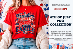 Freedom Family PNG | 4th July Sublimation DTF Product Image 5
