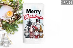 Merry Christmas Kitchen Towel - Christmas Towel Design Product Image 1