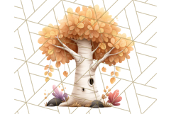Woodland Forest Scene PNG Clipart, Fall Nature Elements Product Image 4
