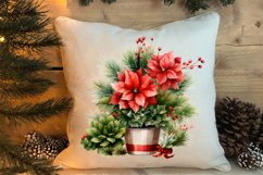 Christmas Houseplants Clipart Sublimation Product Image 4