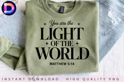 You Are the Light of the World Matthew 5:14 Christian Product Image 4