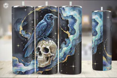2 Raven Tumbler Sublimation, 20 oz Tumbler Wrap Product Image 2