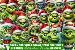 Mega Christmas Watercolor Clipart Bundle, Sublimation Bundle Product Image 4