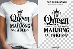 Mahjong quote png design for T-shirts Product Image 3