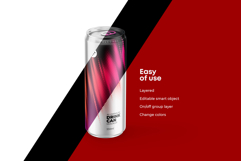 Sleek 330ml Aluminium Can Mockup Product Image 3