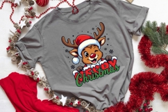 Cheerful Merry Christmas Reindeer Clipart Product Image 4