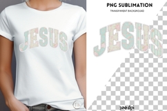 Jesus cottage core png design for T-shirts Product Image 4