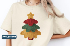 Crochet Yarn Christmas Tree PNG, Christmas tree PNG Product Image 4
