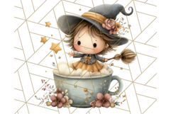 Spooky Little Witches Halloween Clipart PNG Product Image 4