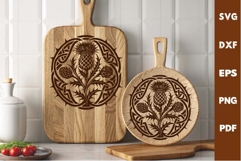Celtic art SVG, Engraved Laser Cutting board SVG Product Image 1