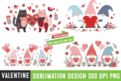 Valentine's Day Sublimation design,Valentines Day PNG Product Image 1