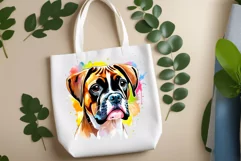 Sublimation design Watercolor Dog| PNG| Animal Clipart Product Image 6