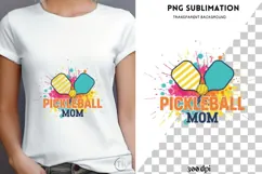 Pickleball mom png design for T-shirts Product Image 4