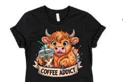 Coffee Addict svg | Svg Files for Cricut | Shirt Svg Product Image 3