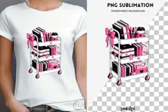 Book besties png design for T-shirts Product Image 2