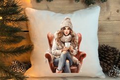 Cozy Christmas Home Clipart Sublimation, Christmas PNG Product Image 4