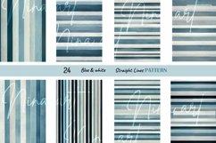 24 Shabby Light Blue Stripes Seamless Digital Paper Download Product Image 4