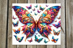 Magic Butterfly | skinny tumbler Sublimation design bundle Product Image 4