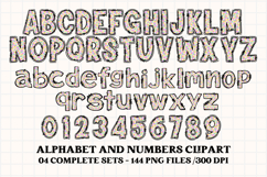 Easter Day Alphabet png clipart, easter day letters doodle Product Image 4