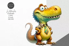 Dinosaur clipart, Dino clipart, Kids sublimation Product Image 1