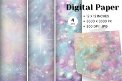 Rainbow glitter Background Wallpaper Sparkles Digital Paper Product Image 1