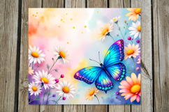 Fairy Butterfly | skinny tumbler Sublimation design Product Image 4