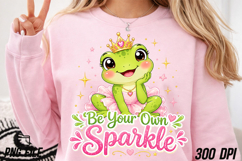 Be Your Own Sparkle PNG Frog Princess Product Image 4