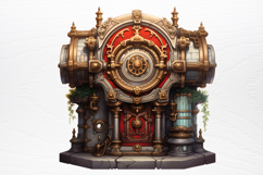 Steampunk Christmas Sublimation PNG Product Image 4