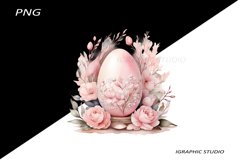 Easter Clipart, Easter Egg Clipart, Easter Bunny Png Product Image 1