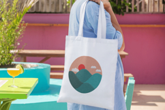 Sunset Over Mountains Embroidery Design Product Image 4