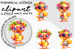 Whimsical Animals Clipart Png Product Image 1