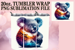 Bright mornings 20oz tumbler wrap, Animals Art Product Image 1