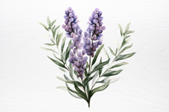 Lavender And Christmas Tree Sublimation PNG Product Image 4
