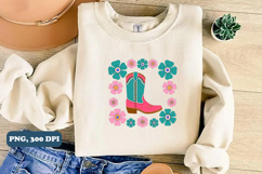 Western Cowgirl Boots PNG, Cowgirl PNG design Product Image 4