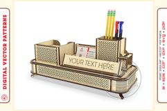 Office Organizer v16 - laser cut file - Glowforge ready SVG Product Image 4